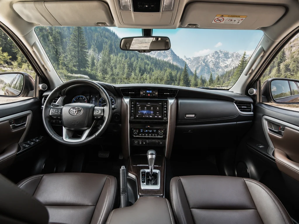 Toyota Fortuner 2017 — салон