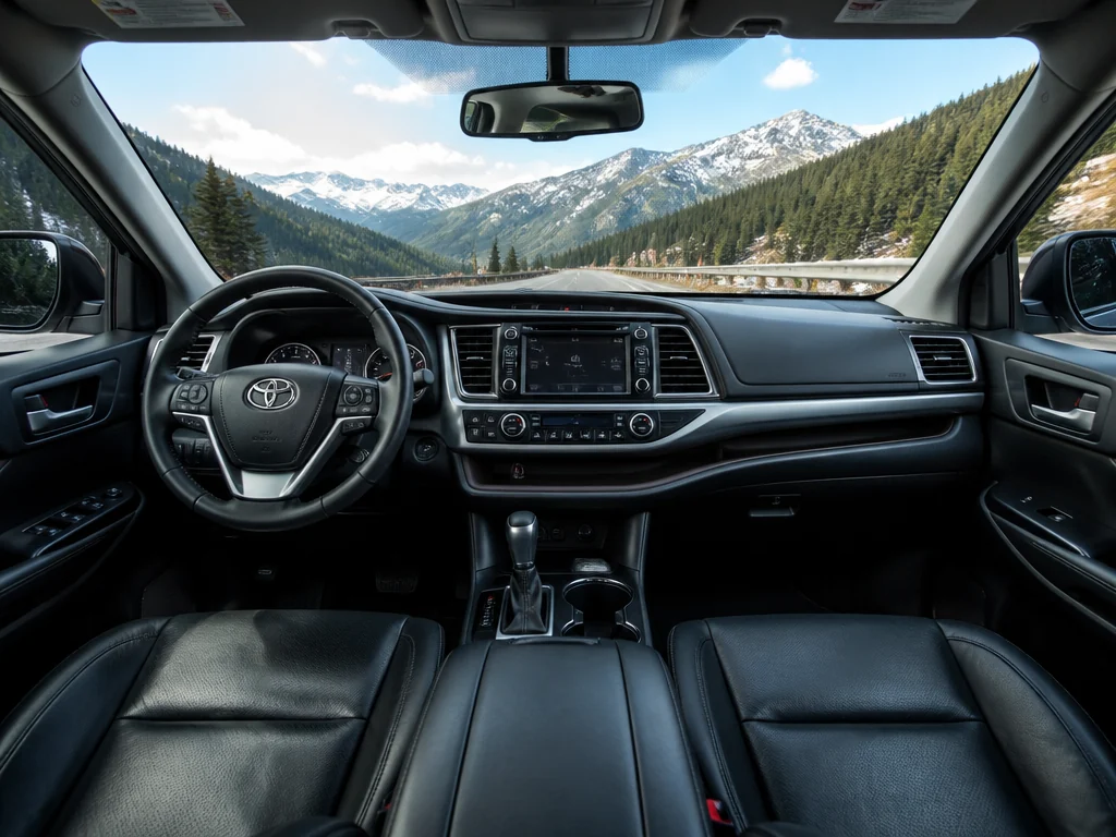 Toyota Highlander 2016 — салон