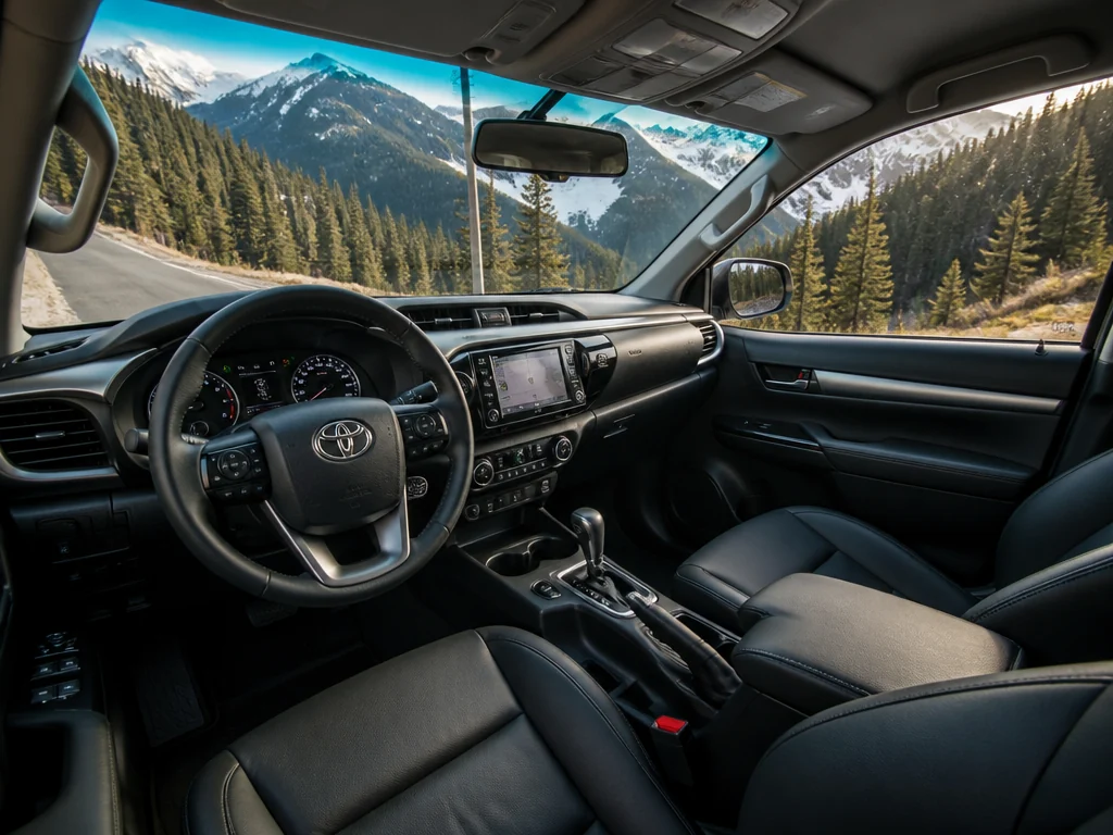 Toyota Hilux 2016 — салон