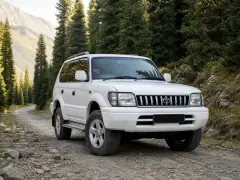 Toyota Land Cruiser Prado 90 2001 — front view