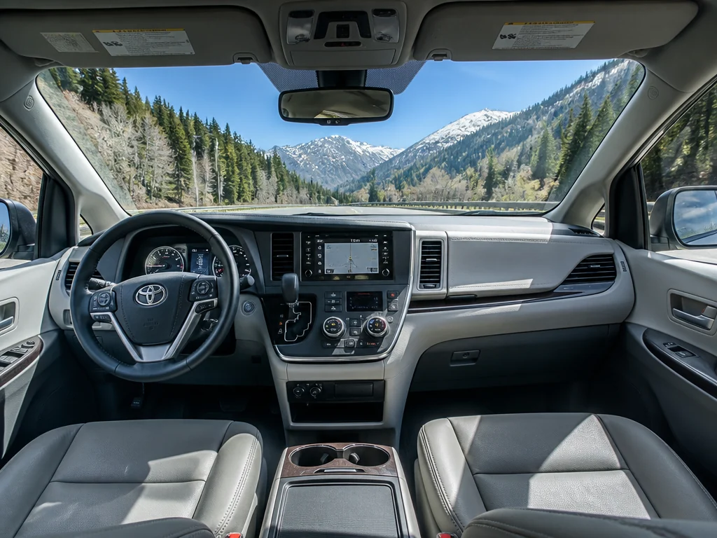 Toyota Sienna 2017 — салон